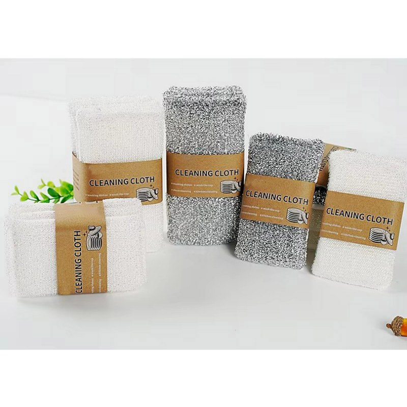 Can household cleaning sponges be used to clean different types of surfaces?