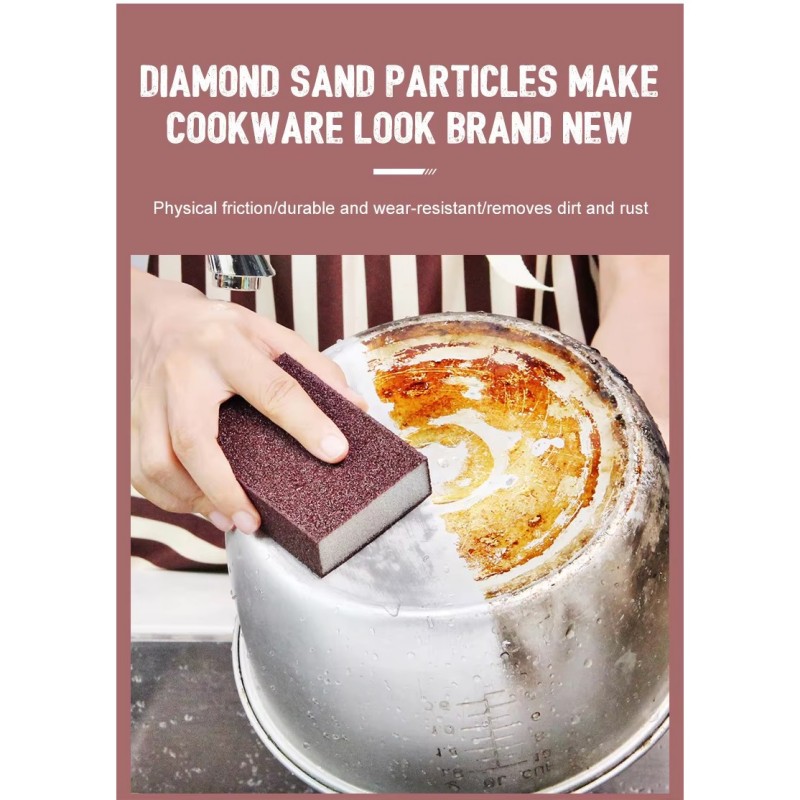 Five advantages of automatic liquid detergent sponge brush head.