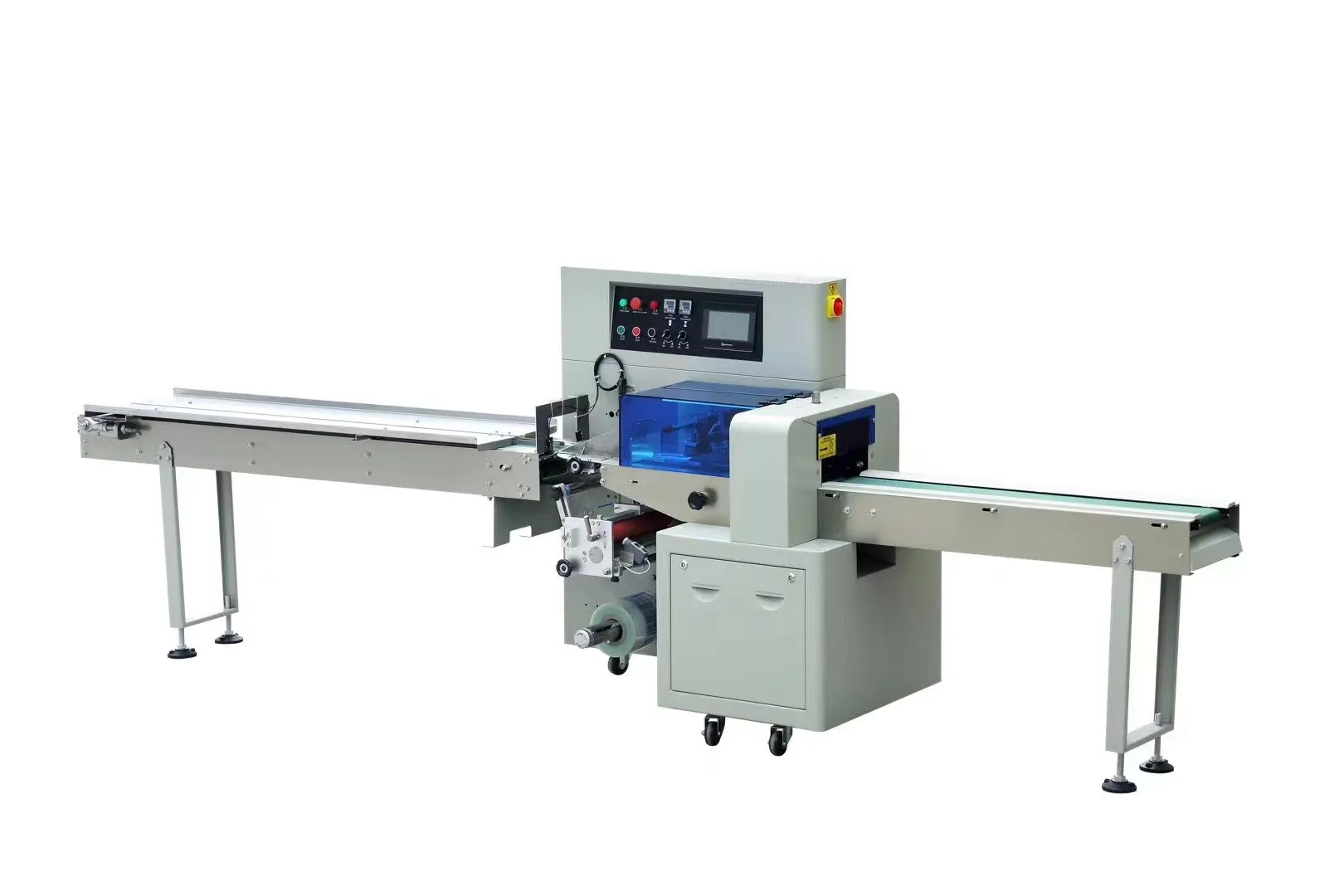 The packing machine of the dishwashing scouring pad