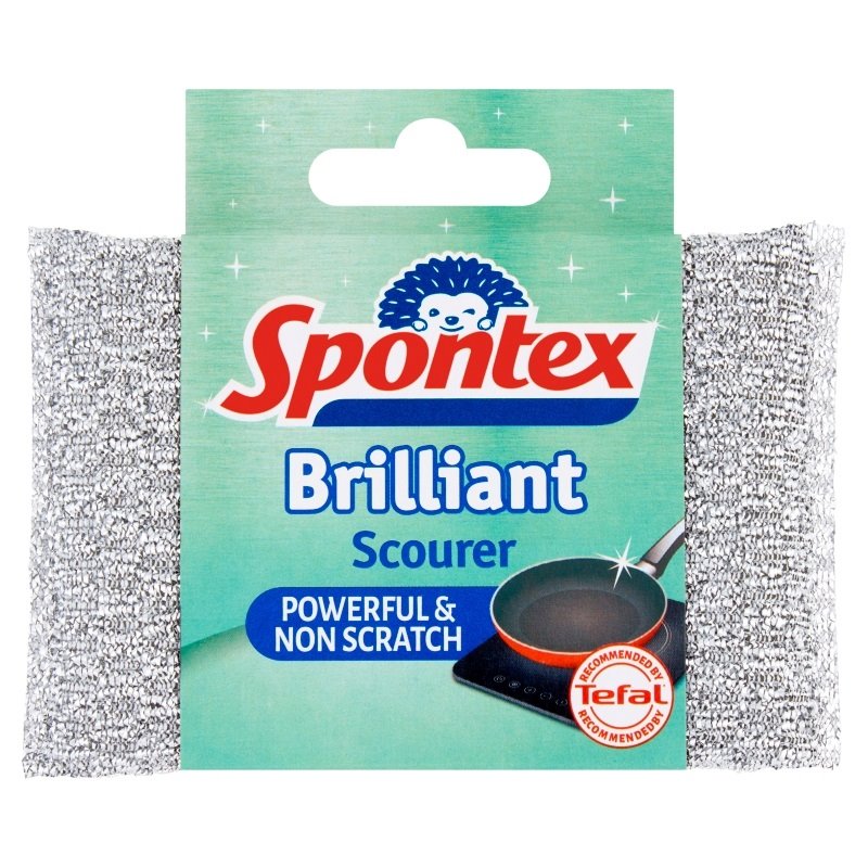 Spontex Brilliant Scourer is powerful, non scratch and easy to rinse