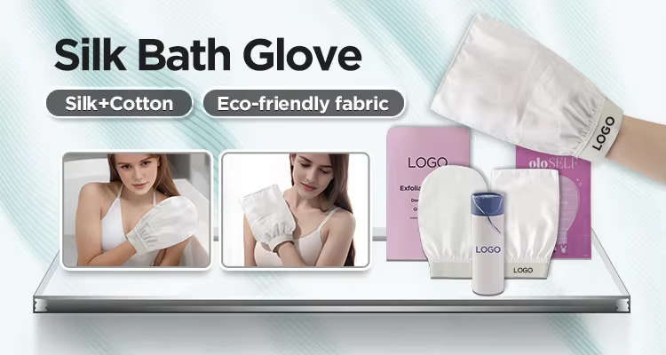 Why is silk scrub glove more popular?
