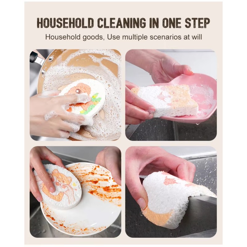 Dirt-resistant Dish Sponge For Cleaning Utensils