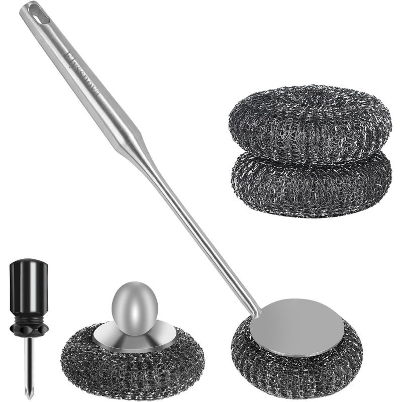 What is a dish scourer with handle in China？