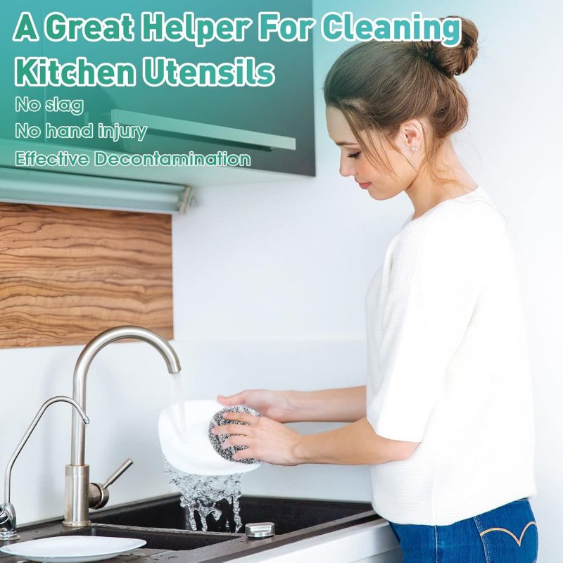 What should you do if a scouring pad falls into the toilet and causes a blockage?