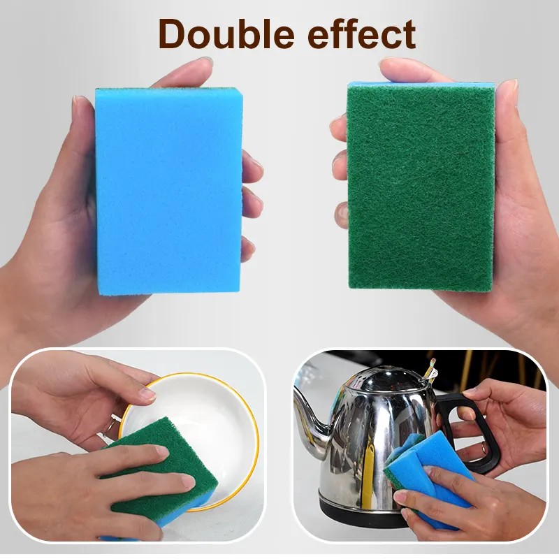 Polyester Sponge Sand Kitchen Household Cleaning