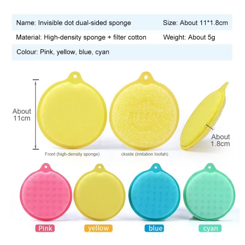 Porous Sponge Scouring Pad Kitchen Cleaning