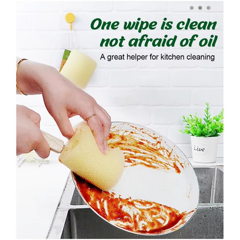 Pot Pan Brushes Bionic Loofah Scouring Pads