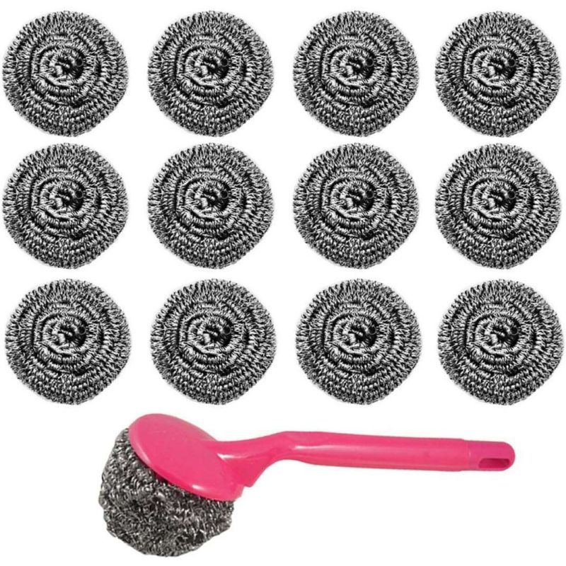Stainless Steel Wire Scourer Washing Cleaning Ball